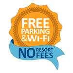 Rosen Free Parking & Wi-Fi No Resort Fees Logo