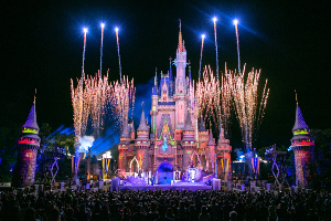 Cinderella's Castle at Disney's Magic Kingdom After Hours